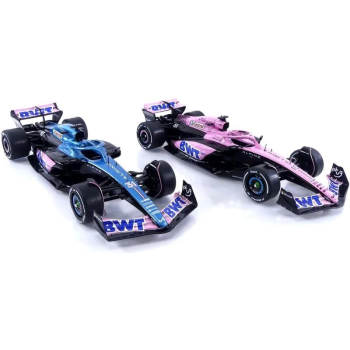 2-pack Formula 1 Alpine A523 Launch livery #31 & #10 - skala 1:18 - Solido